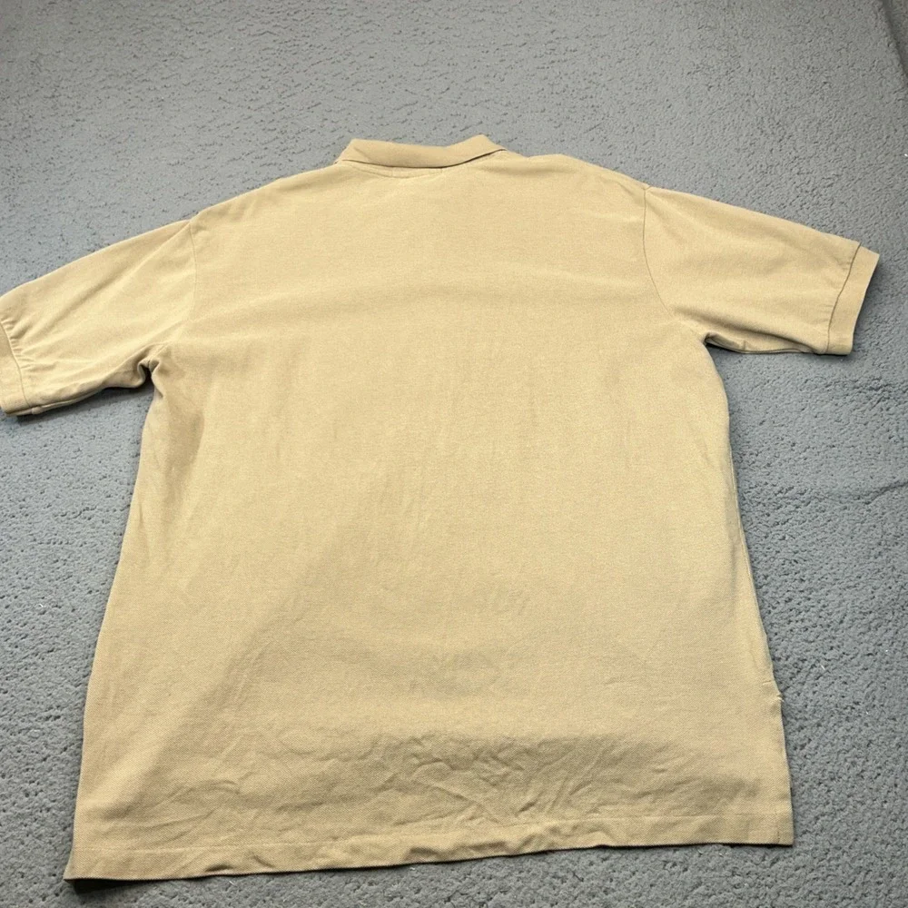 Polo Ralph Lauren Polo Mens Large Tan Short Sleeve Pony Logo Preppy Casual